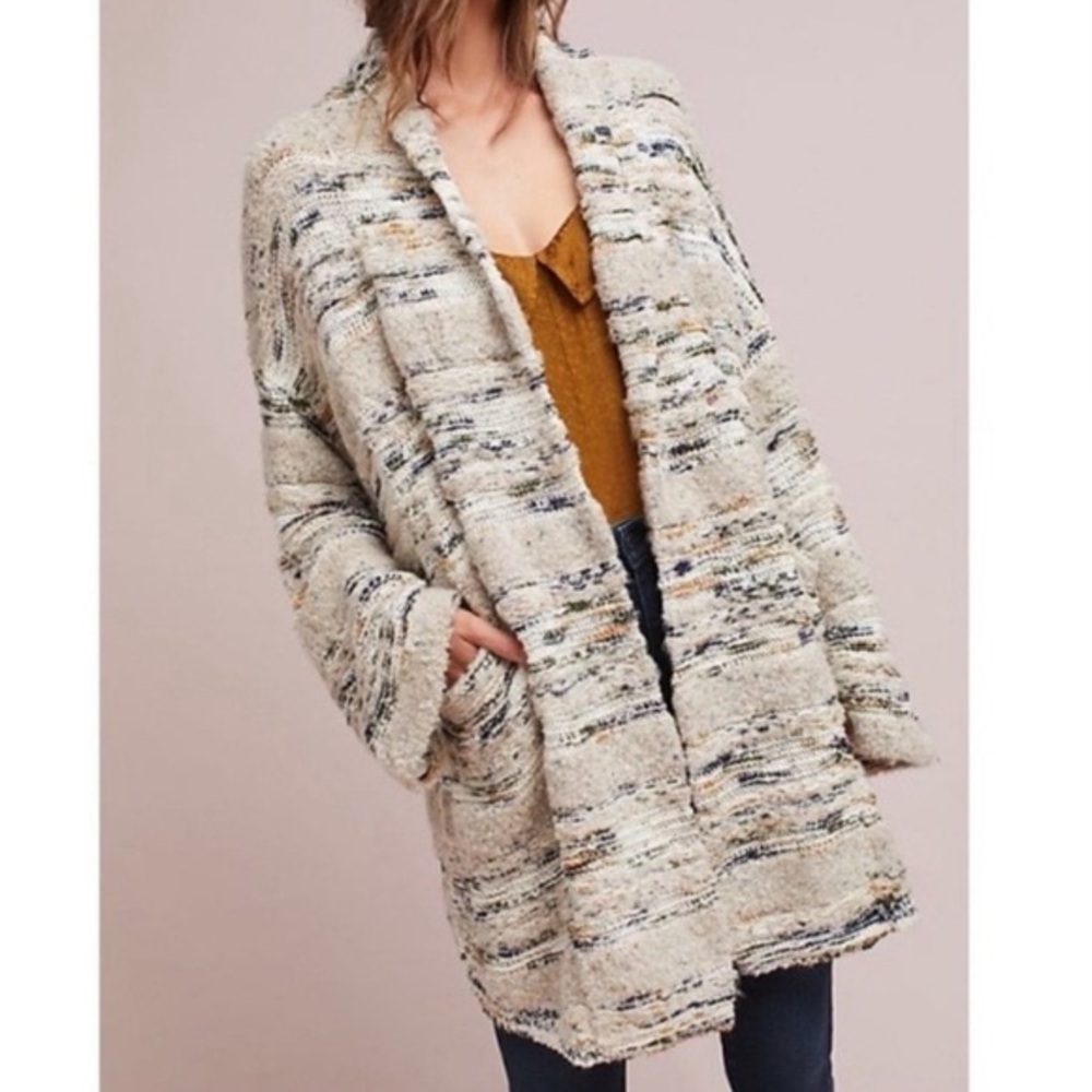 Anthropologie Moth Chloe chunky knit cardigan